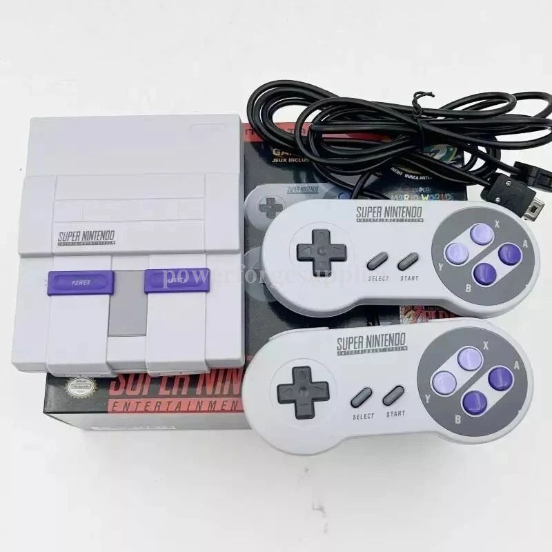 NO USED Super Classic Mini Entertainment System SNES Included 21 Games 1SET US