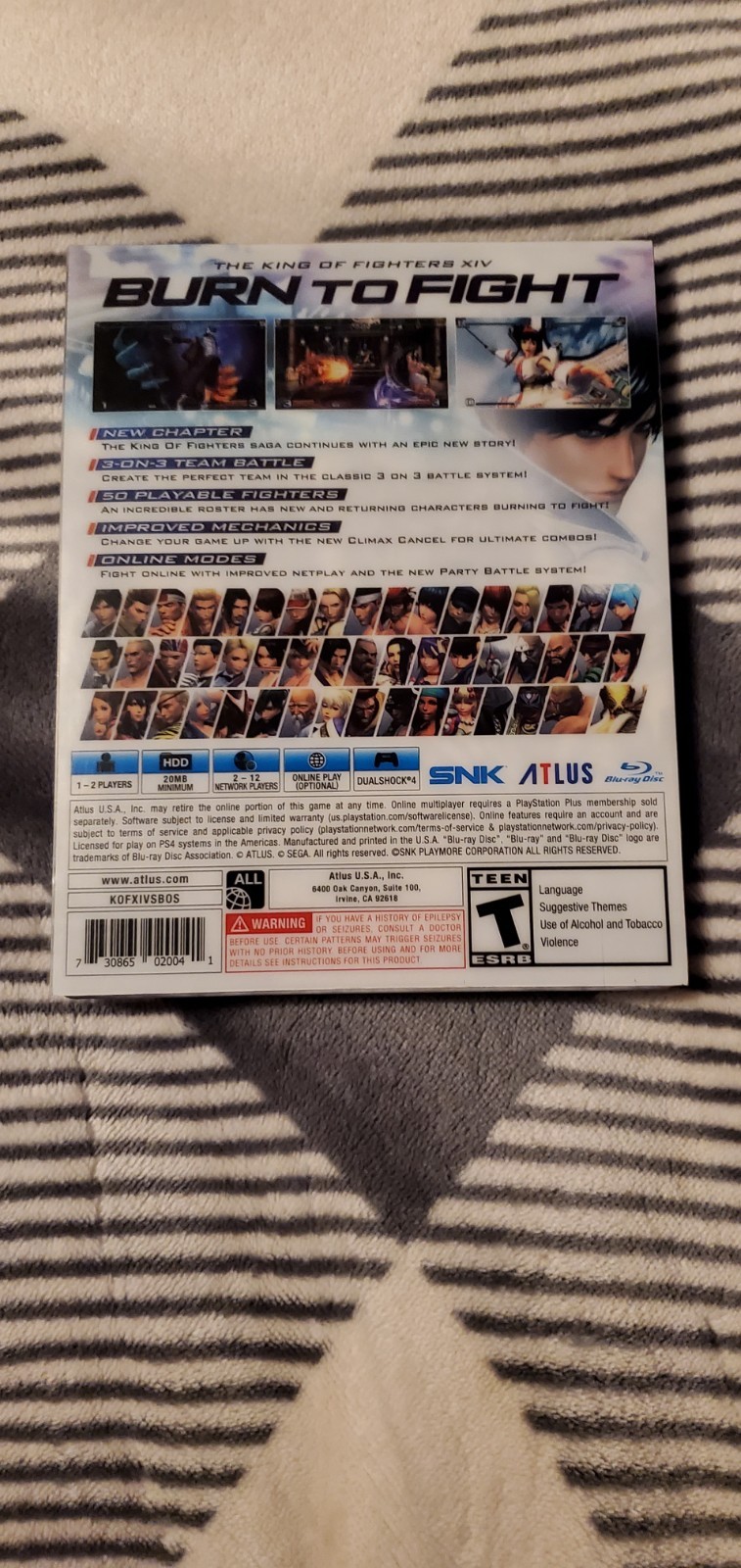 The King of Fighters XIV 14 Steel book Edition Altus PlayStation 4 PS4