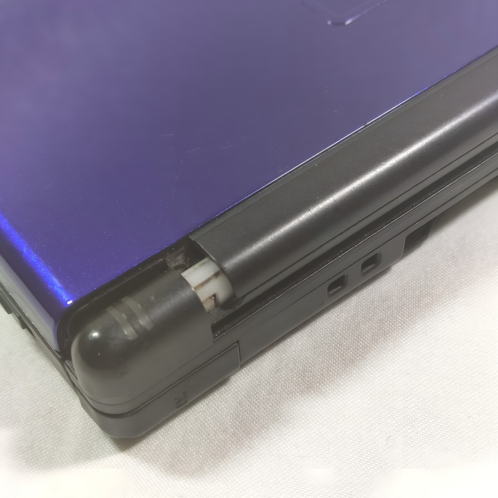 Nintendo DS Lite Cobalt Blue (DS/GBA) w/ Mario Carry Case & NEW/SEALED Game GOOD