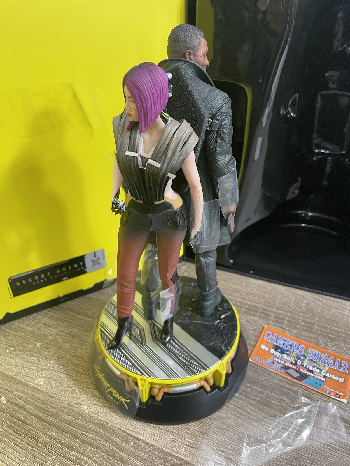⚠️ Cyberpunk 2077 Figure Phantom Liberty Secret Agent Gear Figurine CIB 🤖