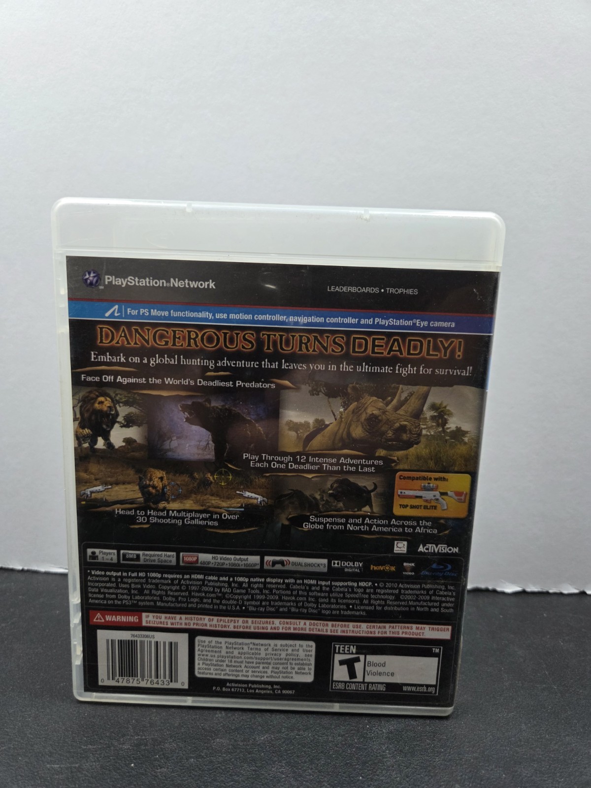Cabela’s Dangerous Hunts 2011 Sony PlayStation 3 PS3 – Tested