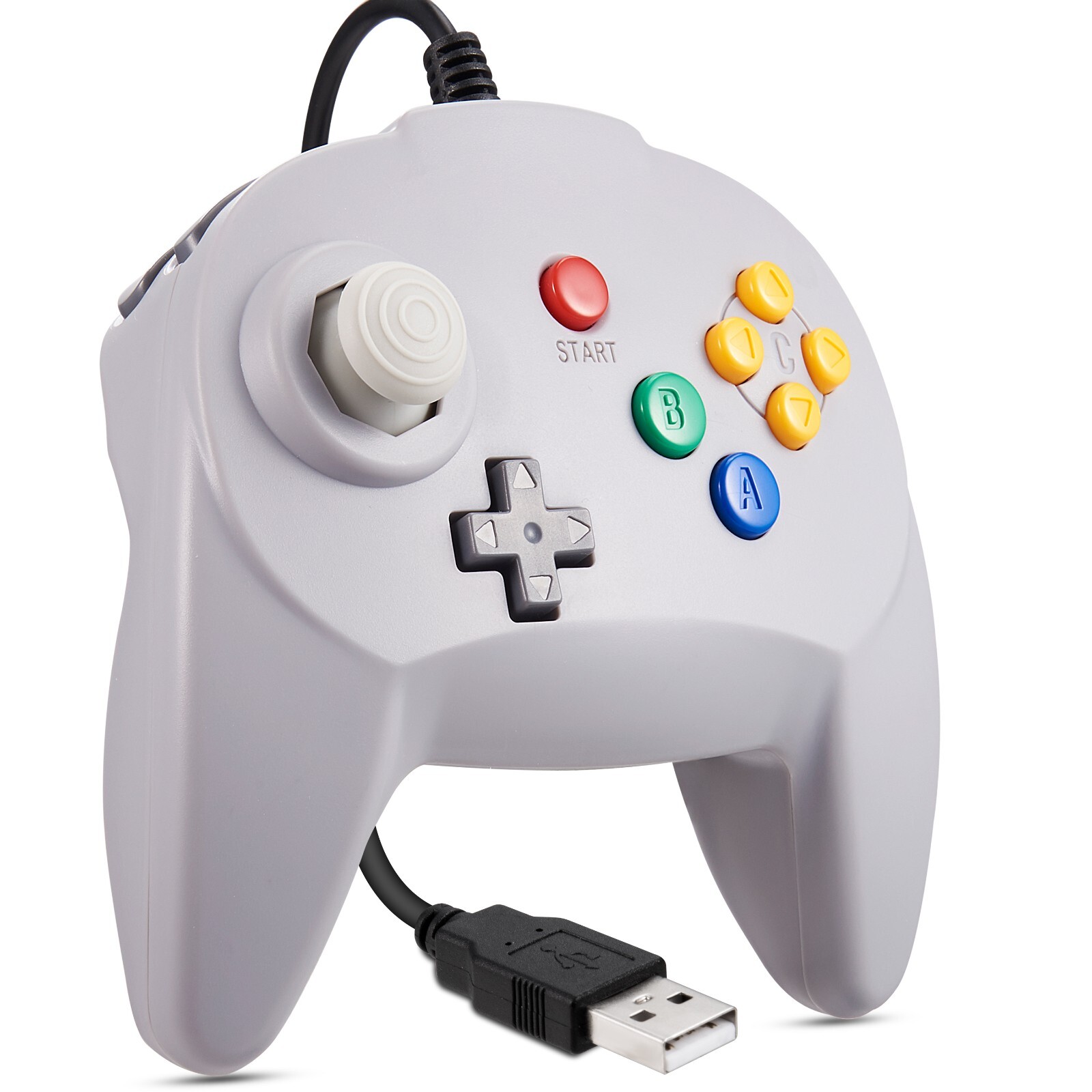 N64 Controller Joystick Gamepad USB Wired for PC & Mac & Raspberry Pi & Linux