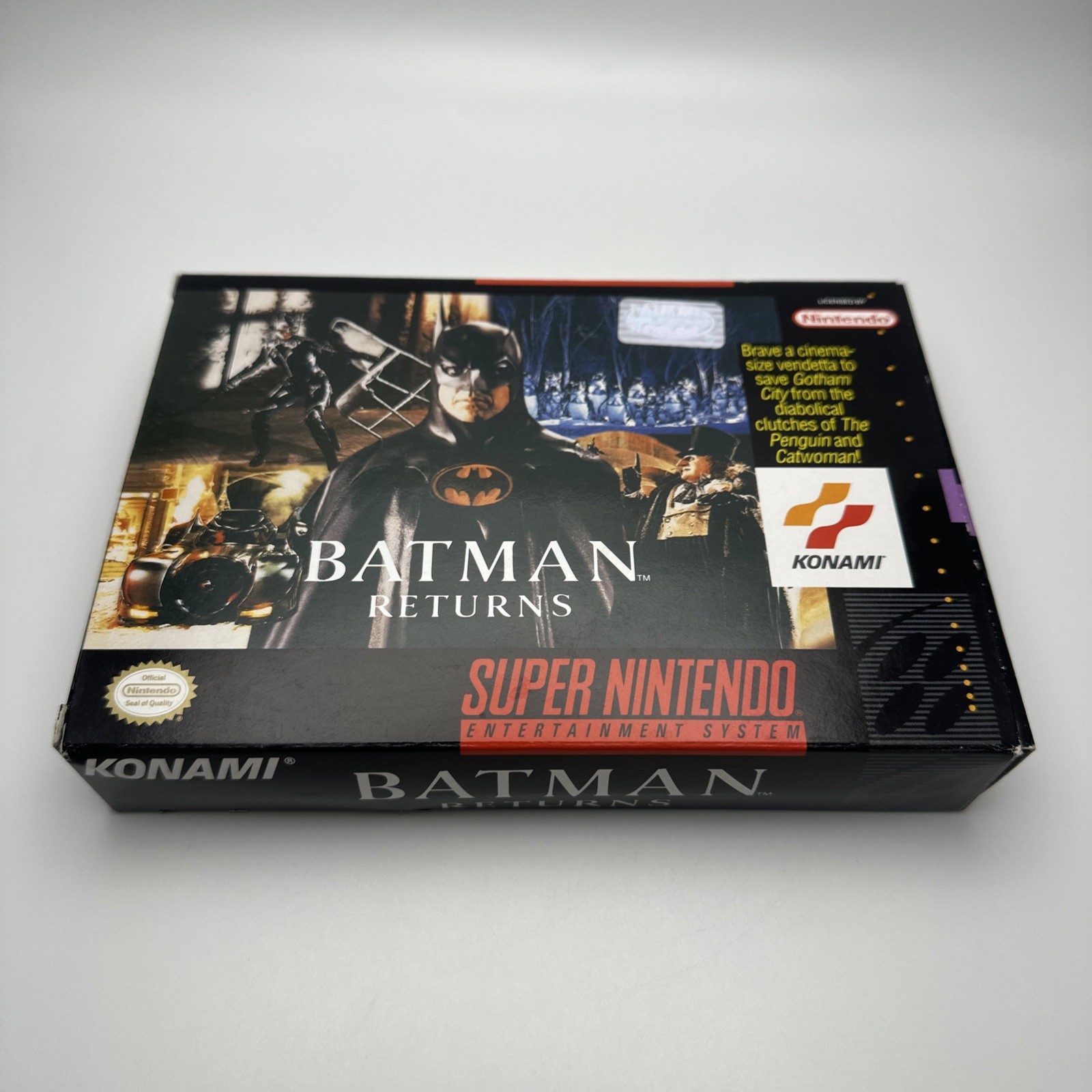 Batman Returns Super Nintendo SNES Complete CIB Nice Box Very Good Condition