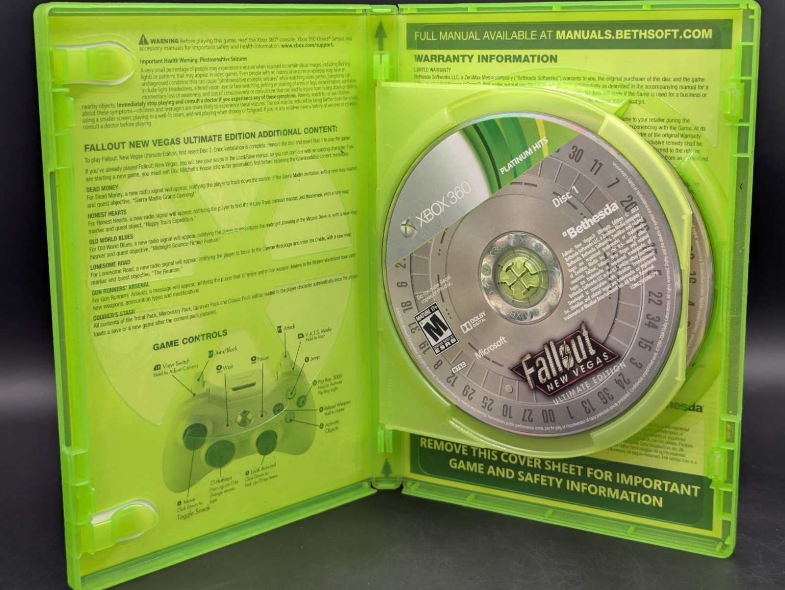 Fallout New Vegas – Ultimate Edition ( Xbox 360 ) CIB – Mint Disc – Tested