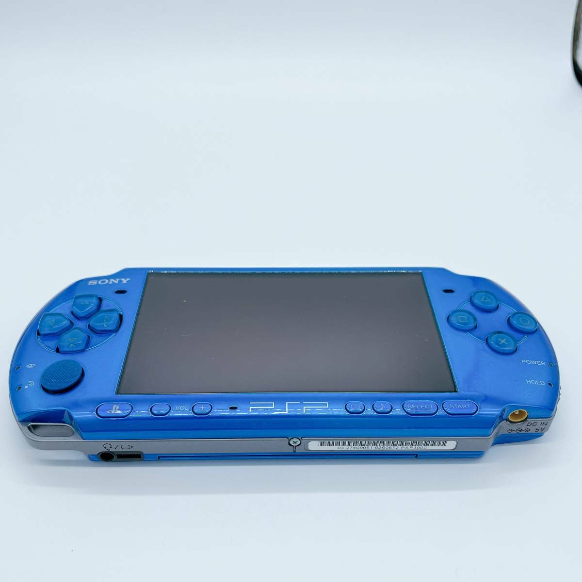 Sony PlayStation portable PSP-3000VB Vibrant Blue Console charger Japan Exc