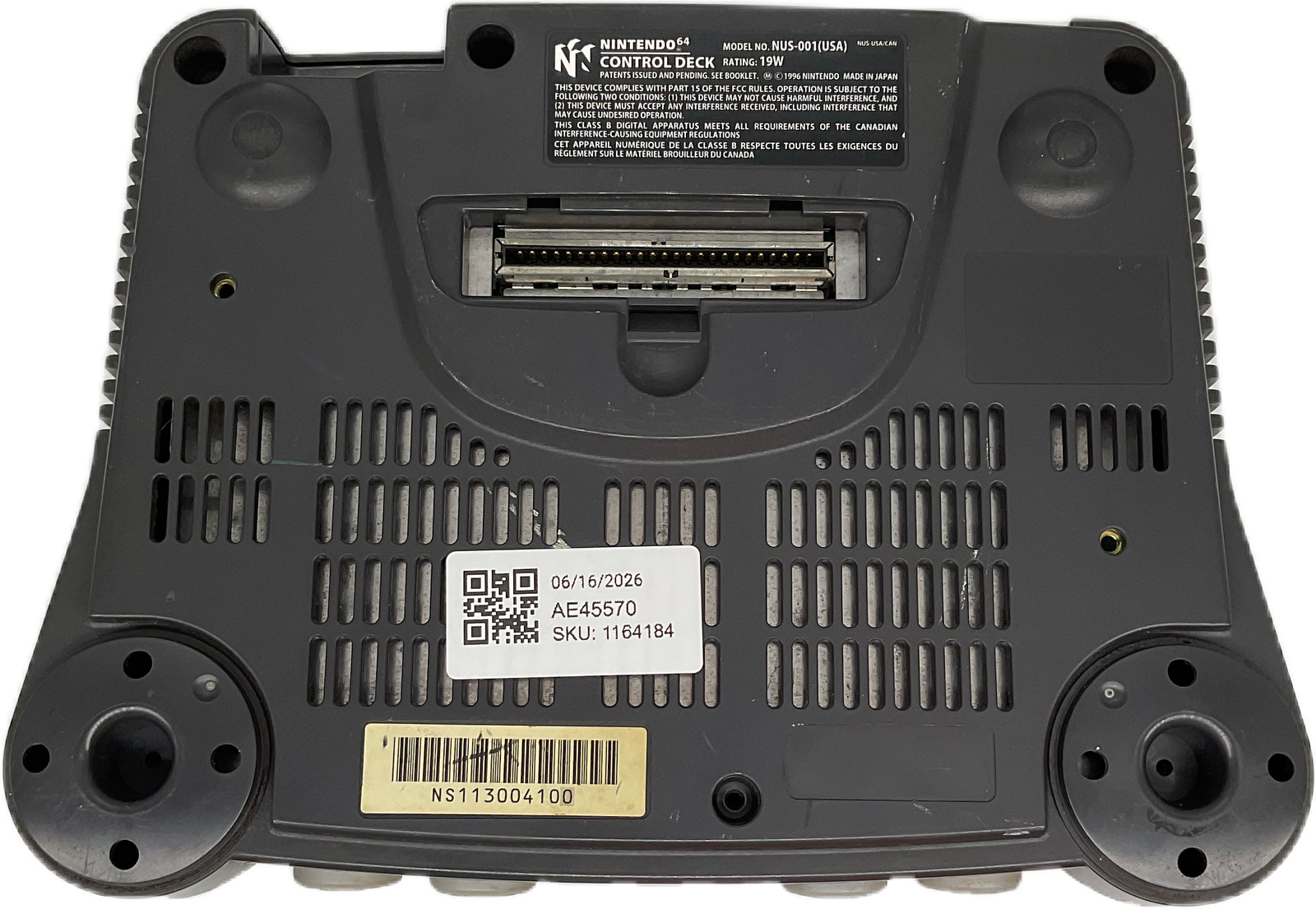 Nintendo 64 N64 Console Black
