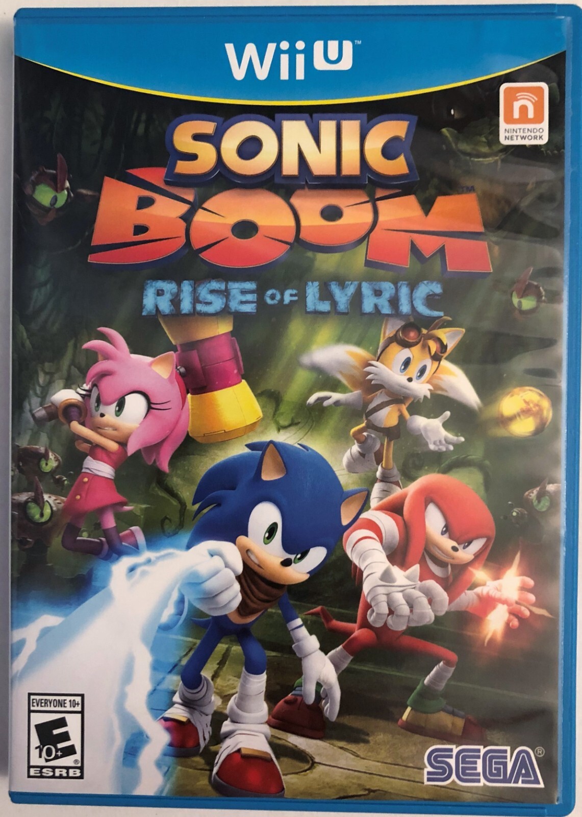 Nintendo Wii U Sonic Boom (2014) Game Disc, Manual & Case Video Game