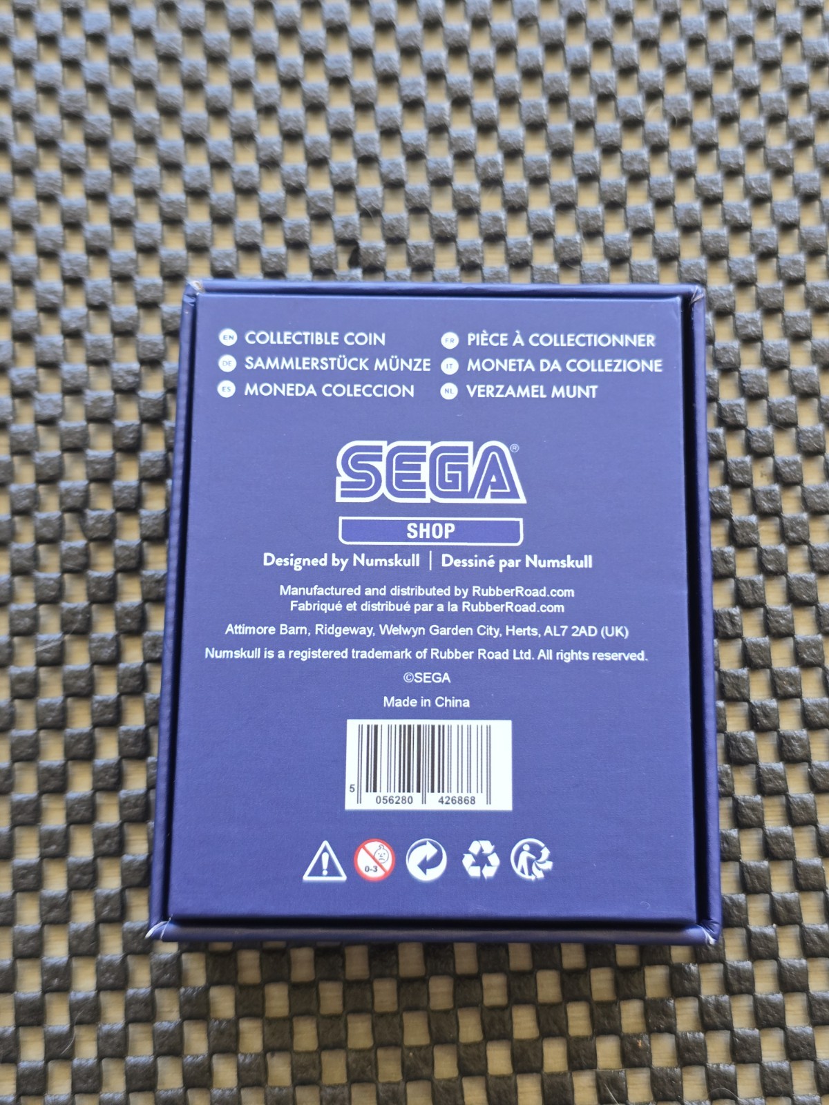 Sonic Hedgehog GO SEGA 60th Anniversary Coin Medal Rare GENESIS SATURN DREAMCAST