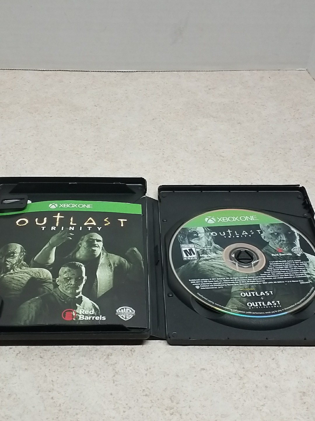 Outlast Trinity Microsoft Xbox One Complete Untested Video Games Games