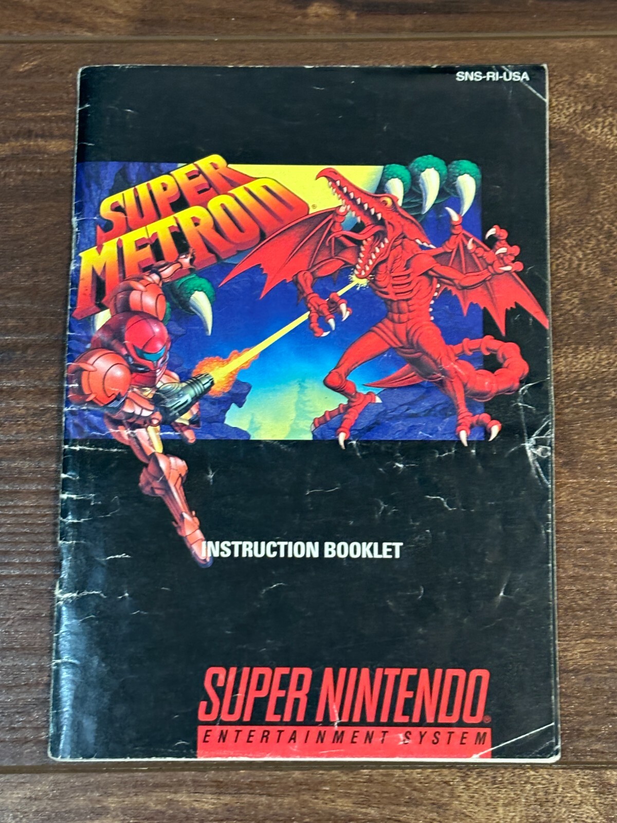 Super Metroid SNES Super Nintendo Instruction Manual Only