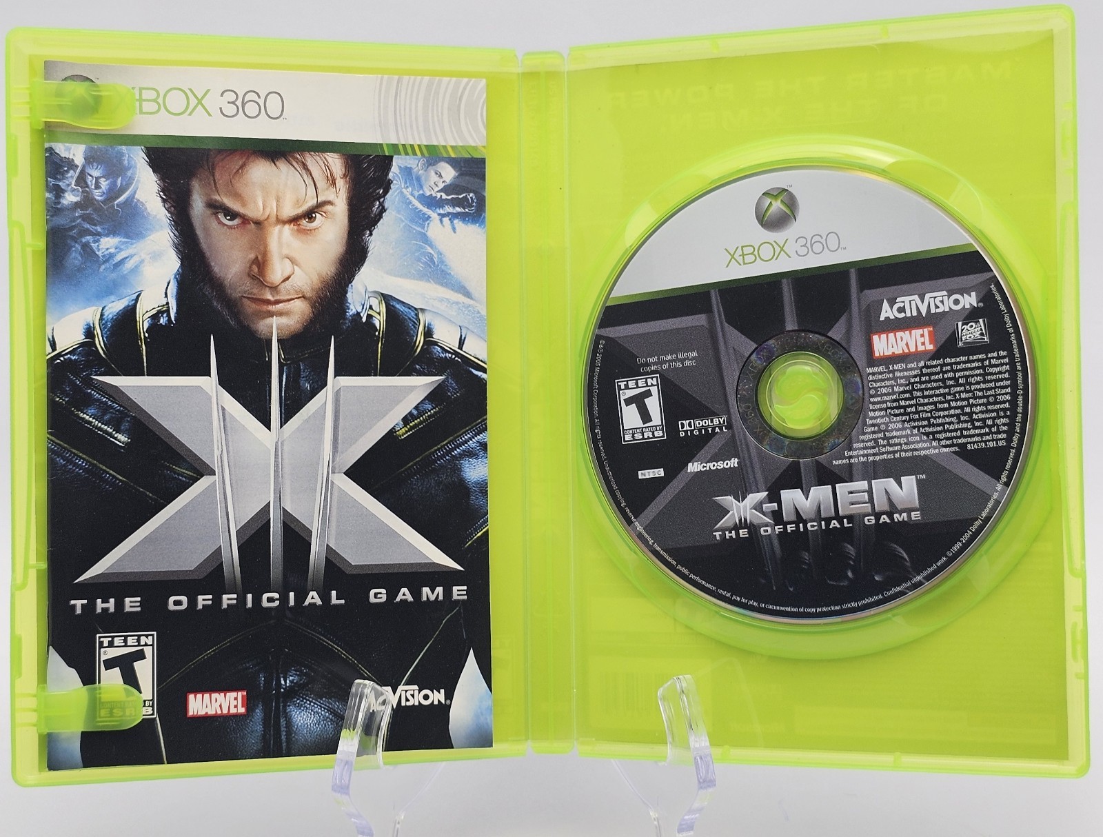 X-Men The Official Game Xbox 360 2006 Marvel Microsoft Activision Tested Clean