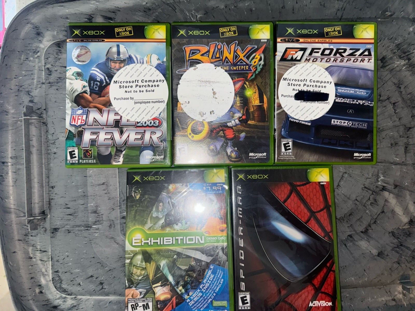 Lot Of 5 New Unopened Original Xbox Games