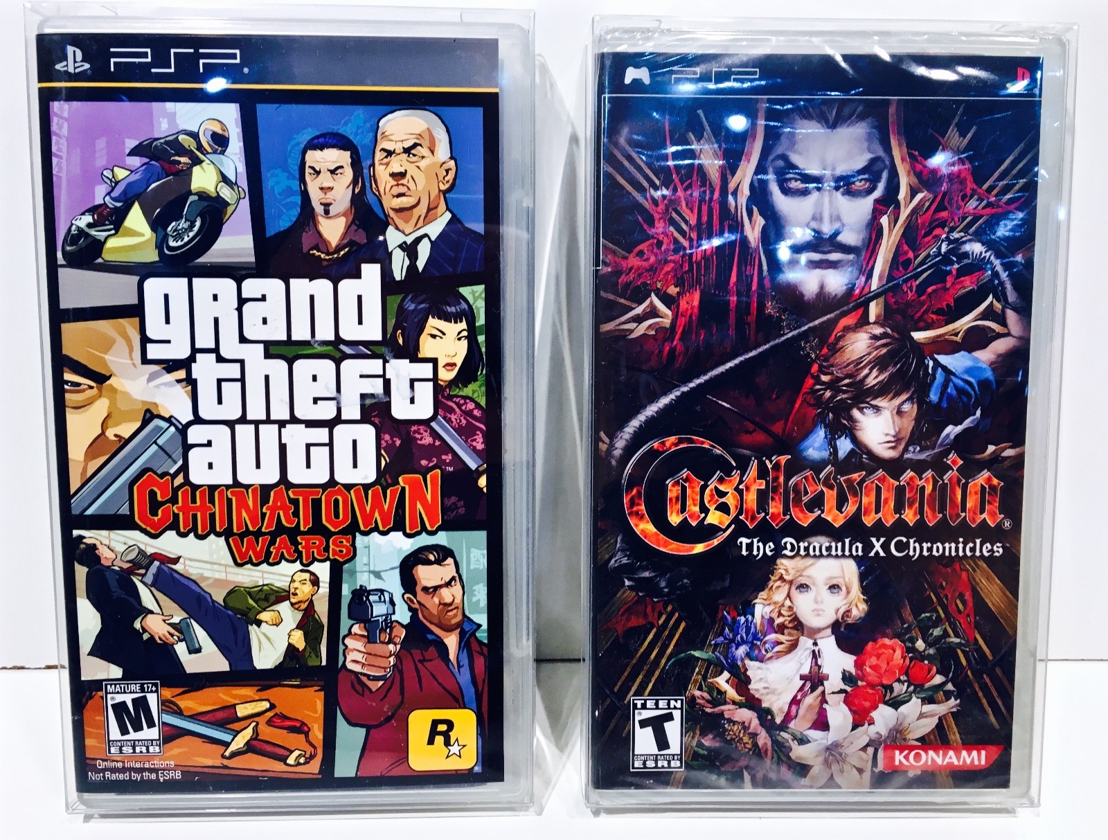 15 PSP Box Protectors Custom Made Crystal Clear Playstation Portable Cases New!