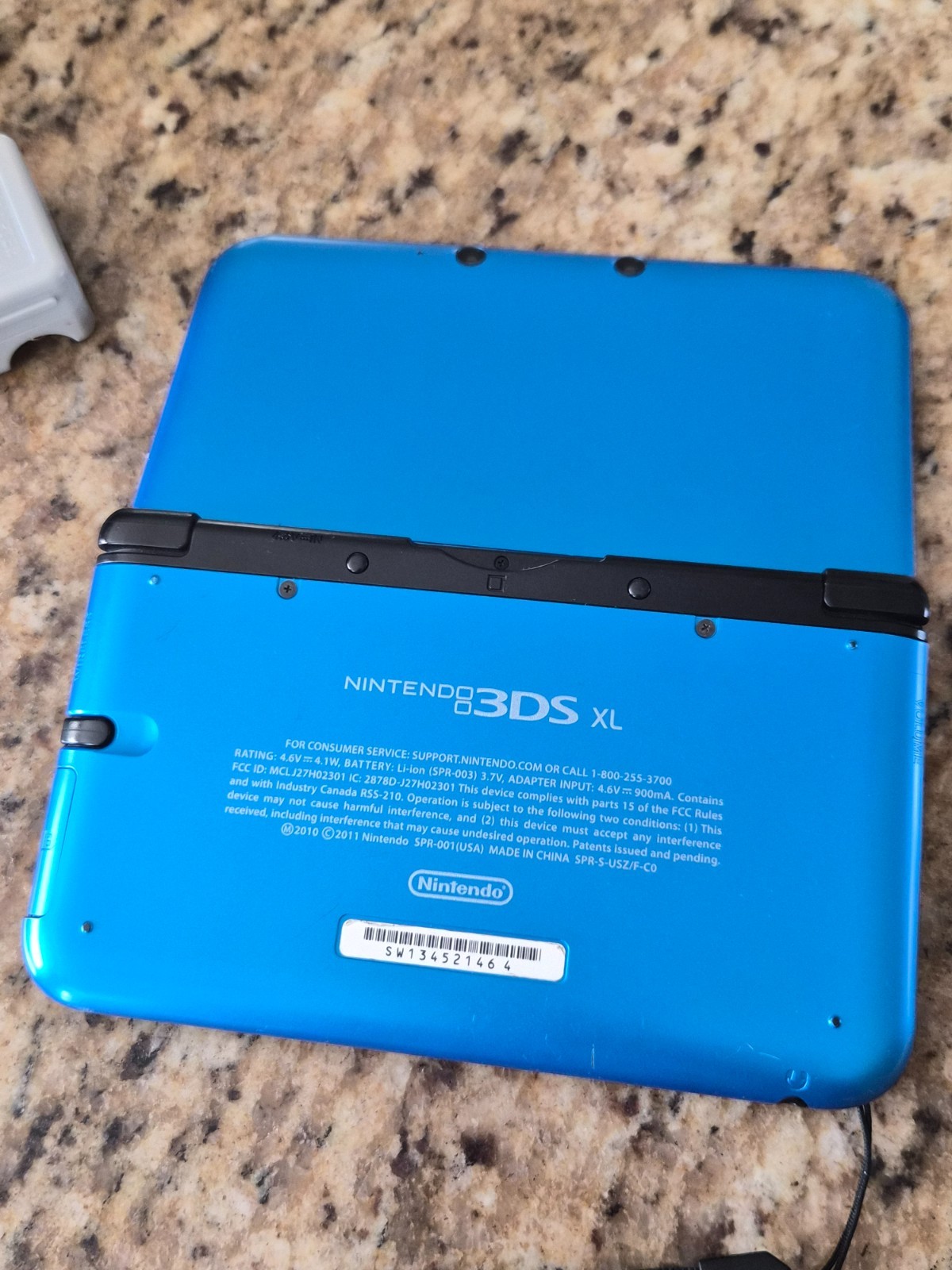 Nintendo 3DS XL Blue Black Handheld Console System SPR-001 Tested