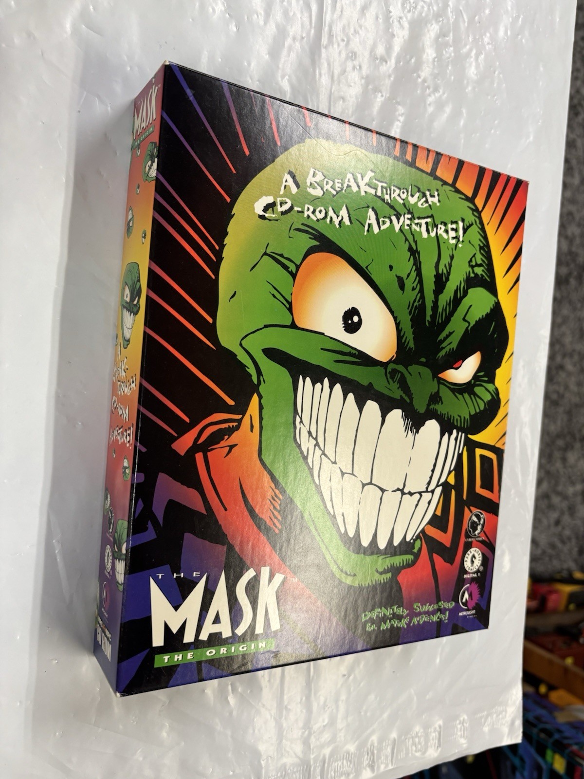 Mask (Windows/Mac, 1994) Dark Horse Comics Video Game CPU The Origin Rare HTF