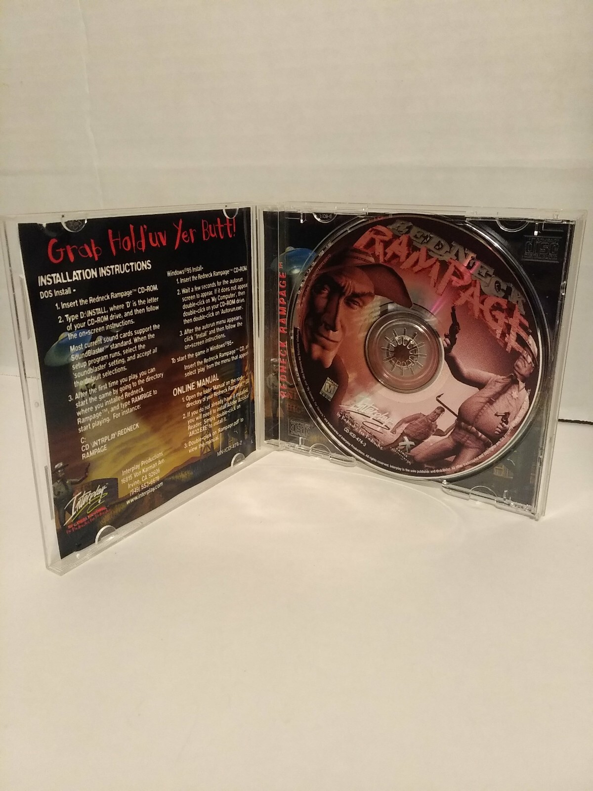 Redneck Rampage (PC Game CD-ROM 1997) Interplay Productions Xatrix Entertainment