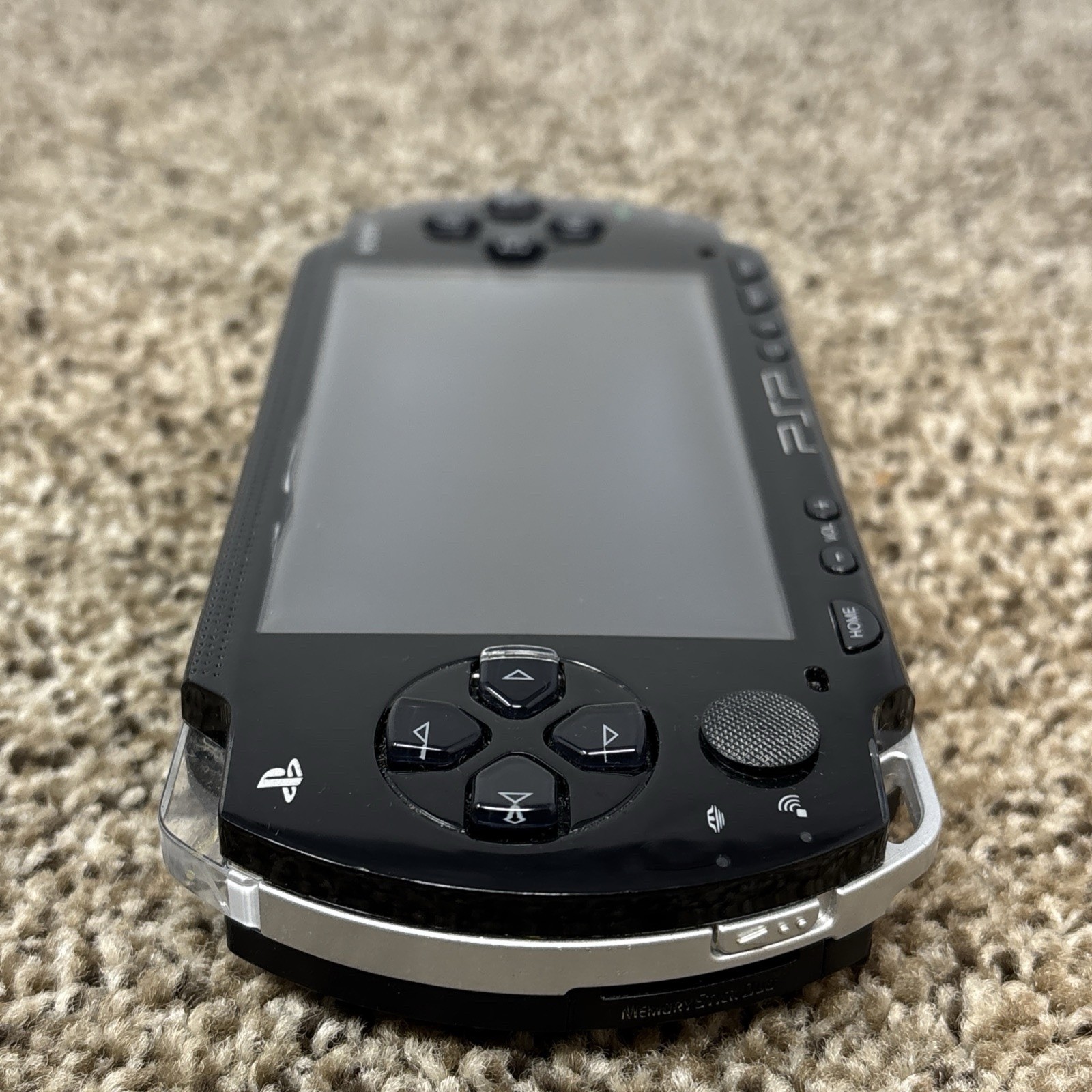 Sony PSP-1001 Handheld Console Black Tested NO BATTERY OR COVER