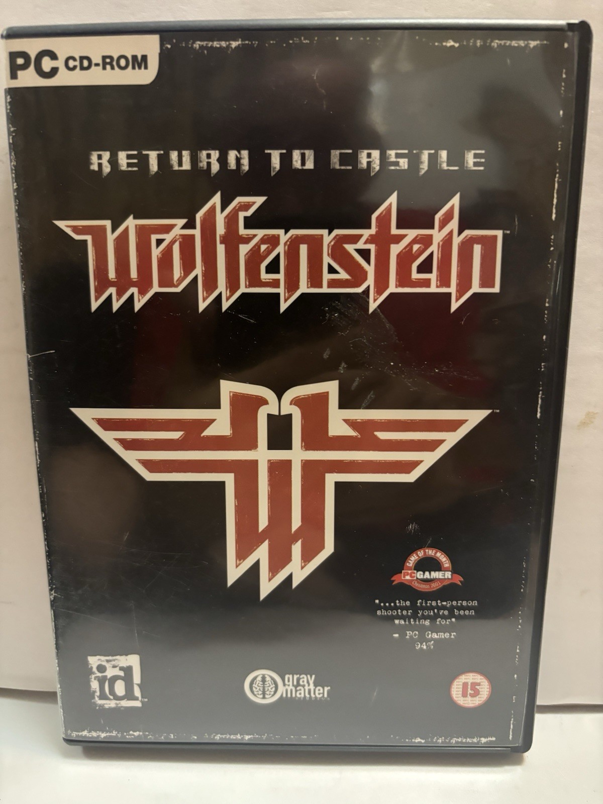 Return to Castle Wolfenstein PC CD-ROM Computer Game UK Version Mint Free Ship