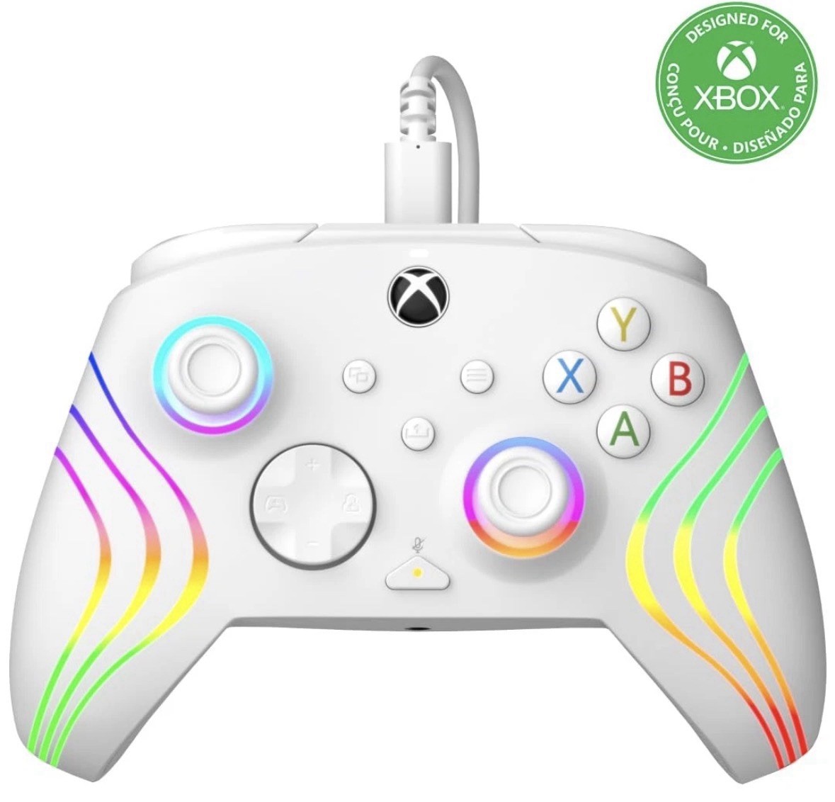 PDP Gaming Afterglow Wave Enhanced Wired Controller for Xbox Series X|S New