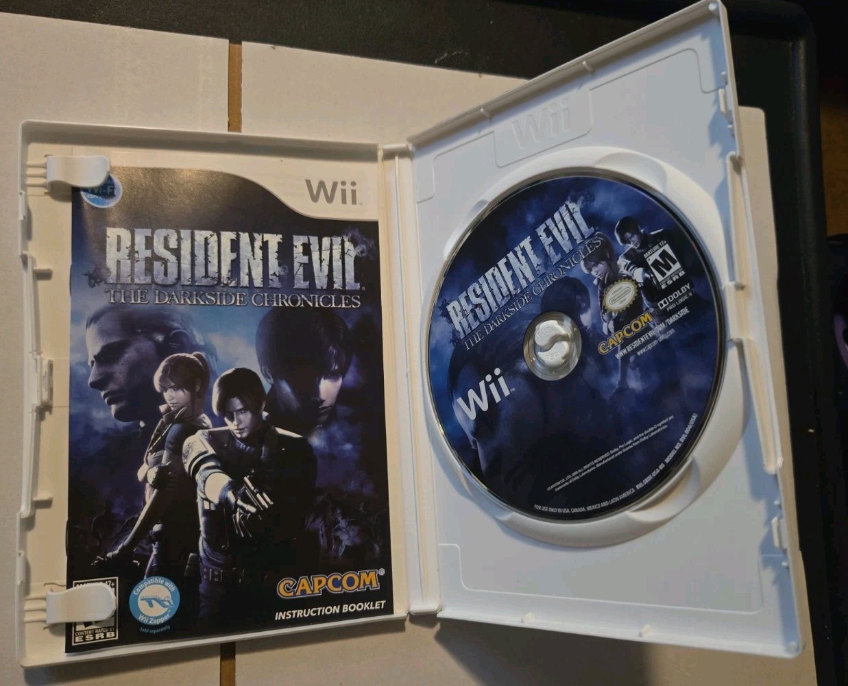 Resident Evil The Darkside Chronicles Nintendo Wii 2009 Definitely Top Condition