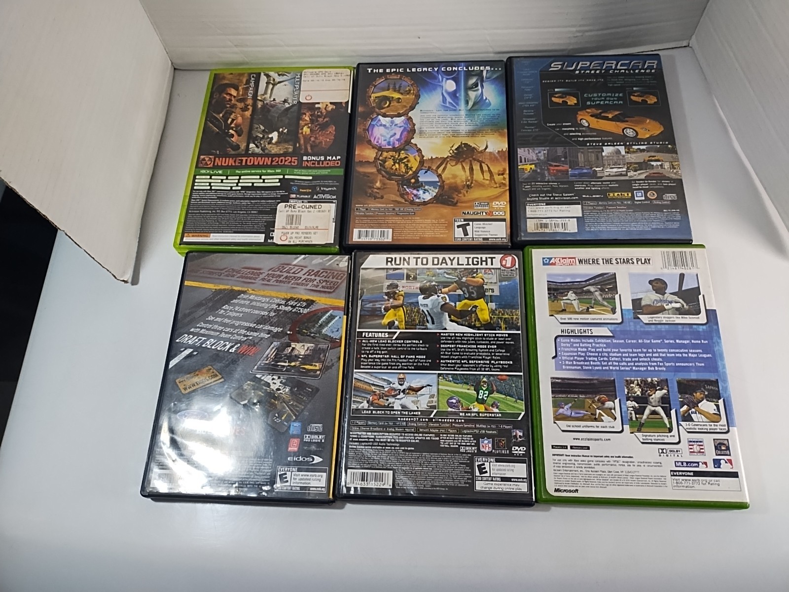 Assorted Lot of 40 Empty Game Cases & Manuals ~ Xbox PlayStation Nintendo Wii