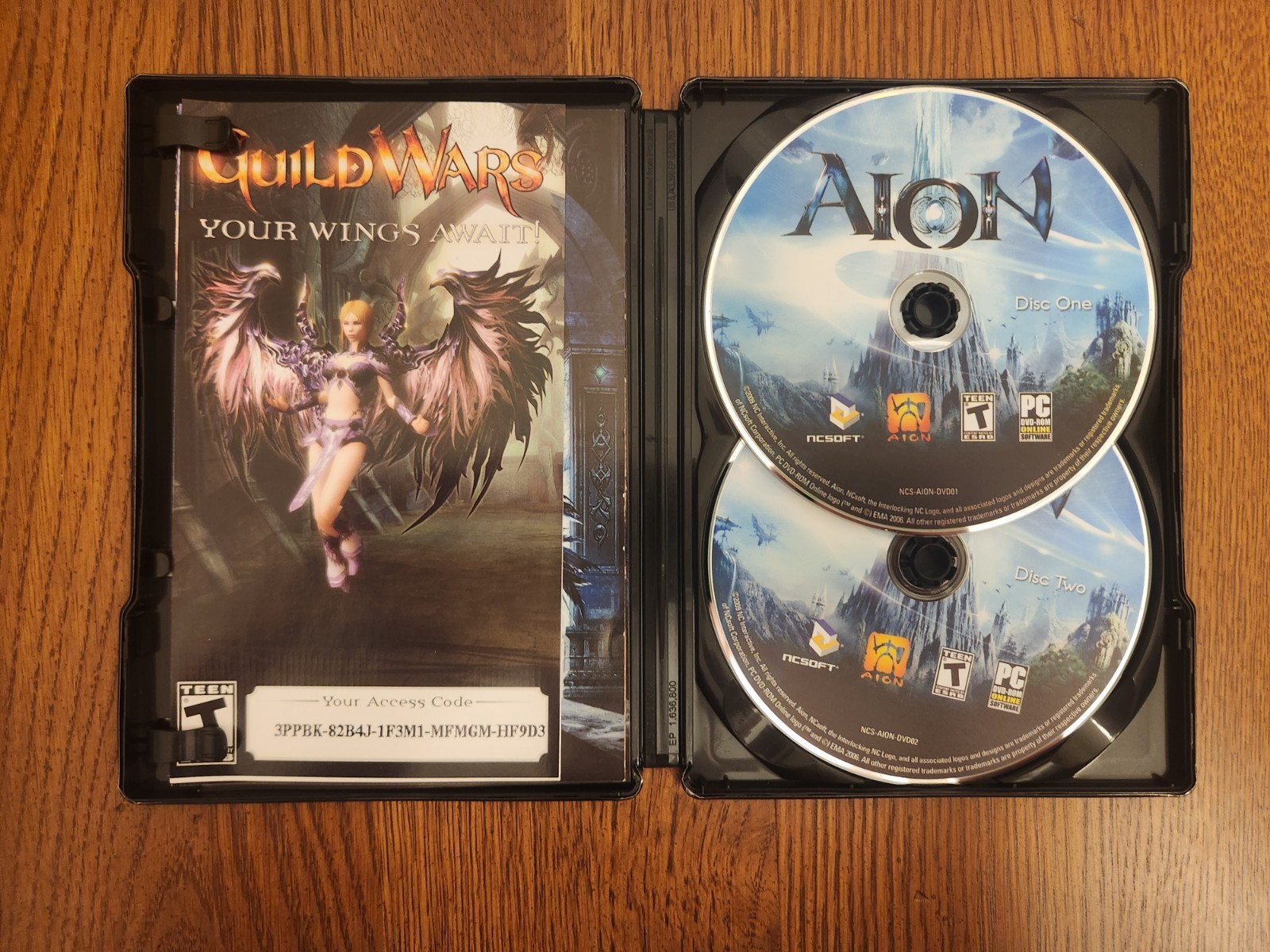 Aion (PC, 2009 CIB Steelbook Case) Untested