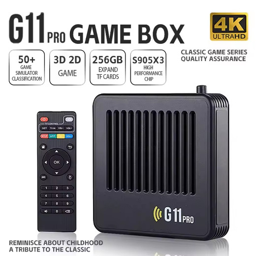 G11 Pro Game Box Vide Game Stick 4K HD TV Video Game Console Built in 40000