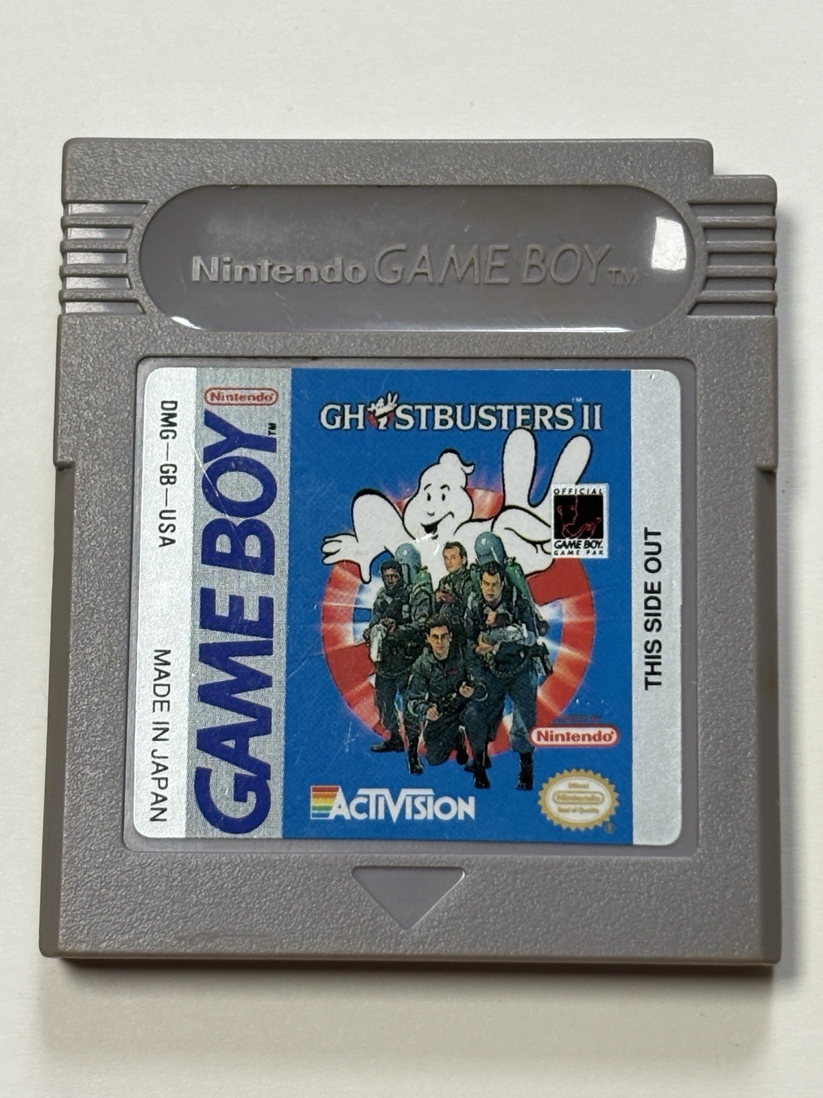 Ghostbusters II Nintendo Game Boy With Case Authentic Blue Label