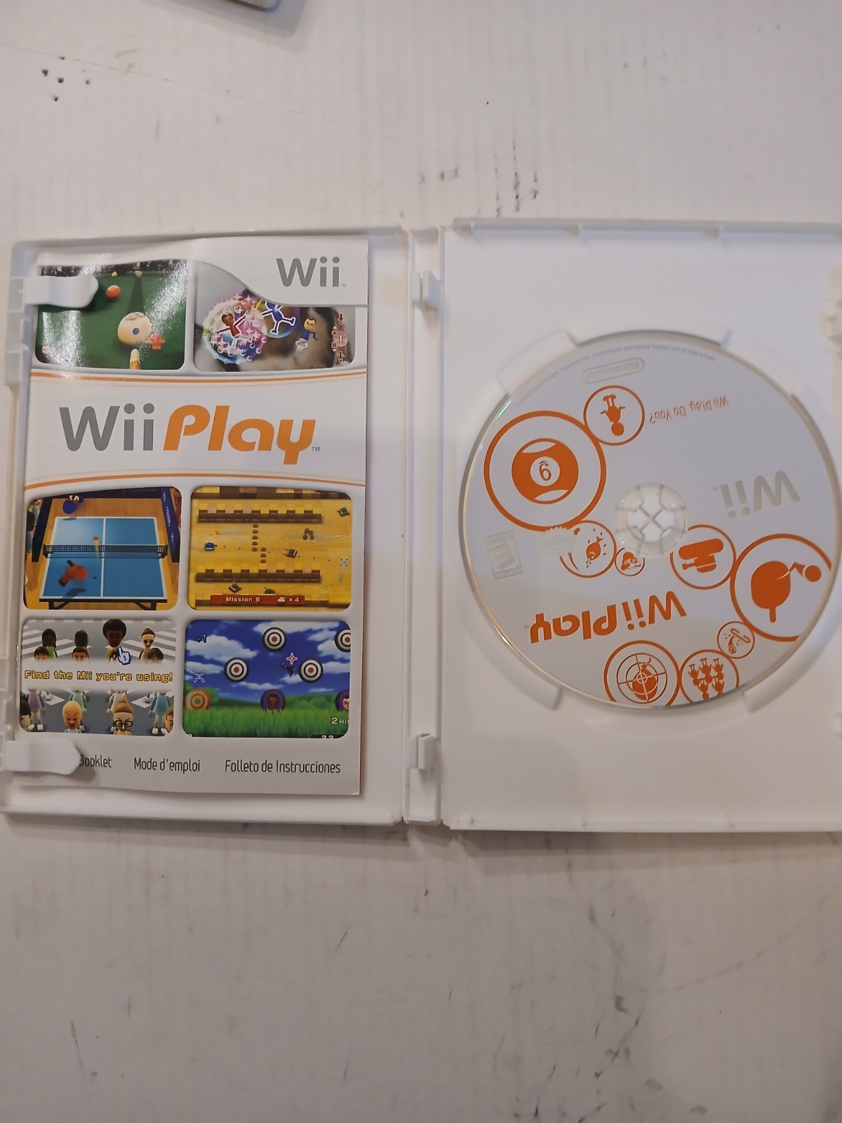 Wii Play Nintendo Wii 2007 Game Complete In Box With Manual