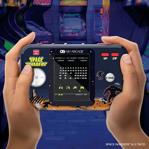My Arcade – DGUNL-7150 Space Invaders Pocket Player Pro Portable Handheld Gaming
