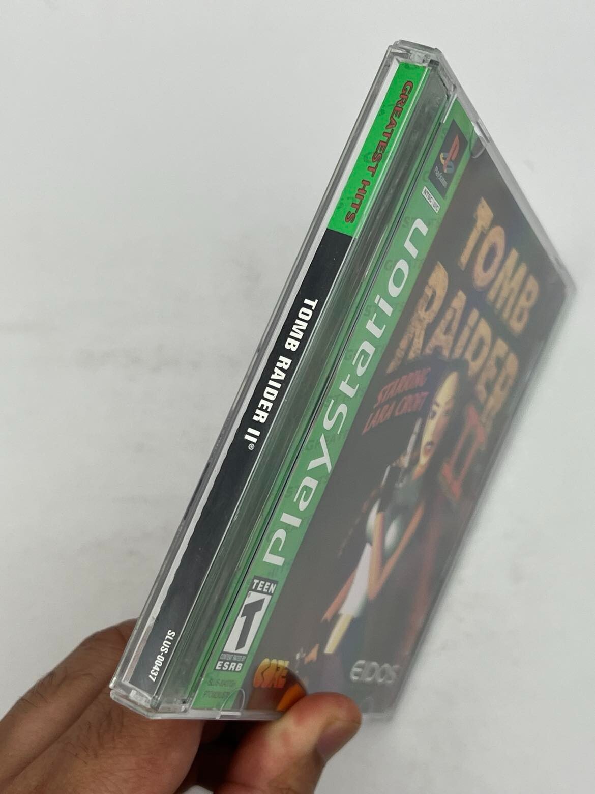 Tomb Raider II Starring Lara Croft GH (PS 1, 1997) BOX, MANUAL ONLY. NO GAME.