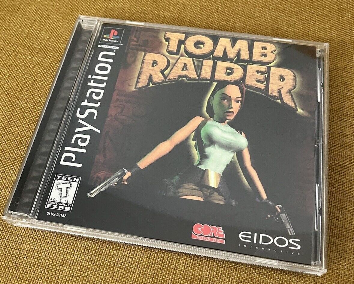 Tomb Raider (SONY PlayStation 1, PS1) Indiana Jones COMPLETE NEW PRISTINE MINT