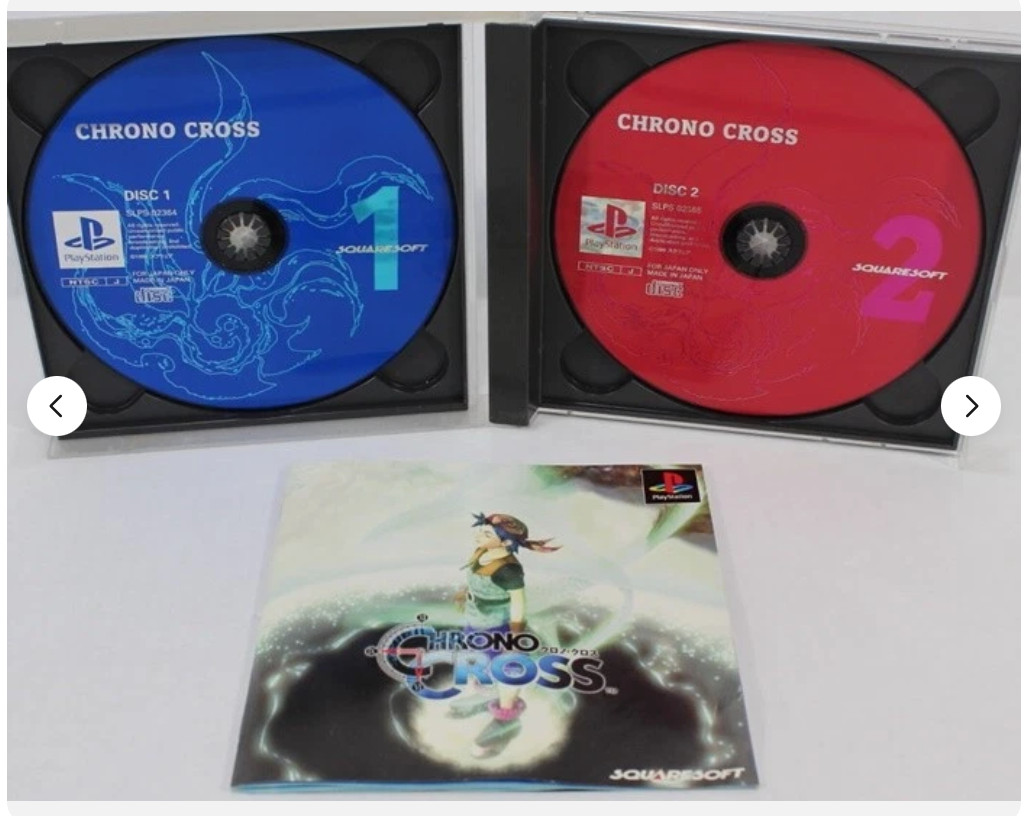 Chrono Trigger Cross Valkyrie Profile Set PlayStation PS1 PS2 Square Enix