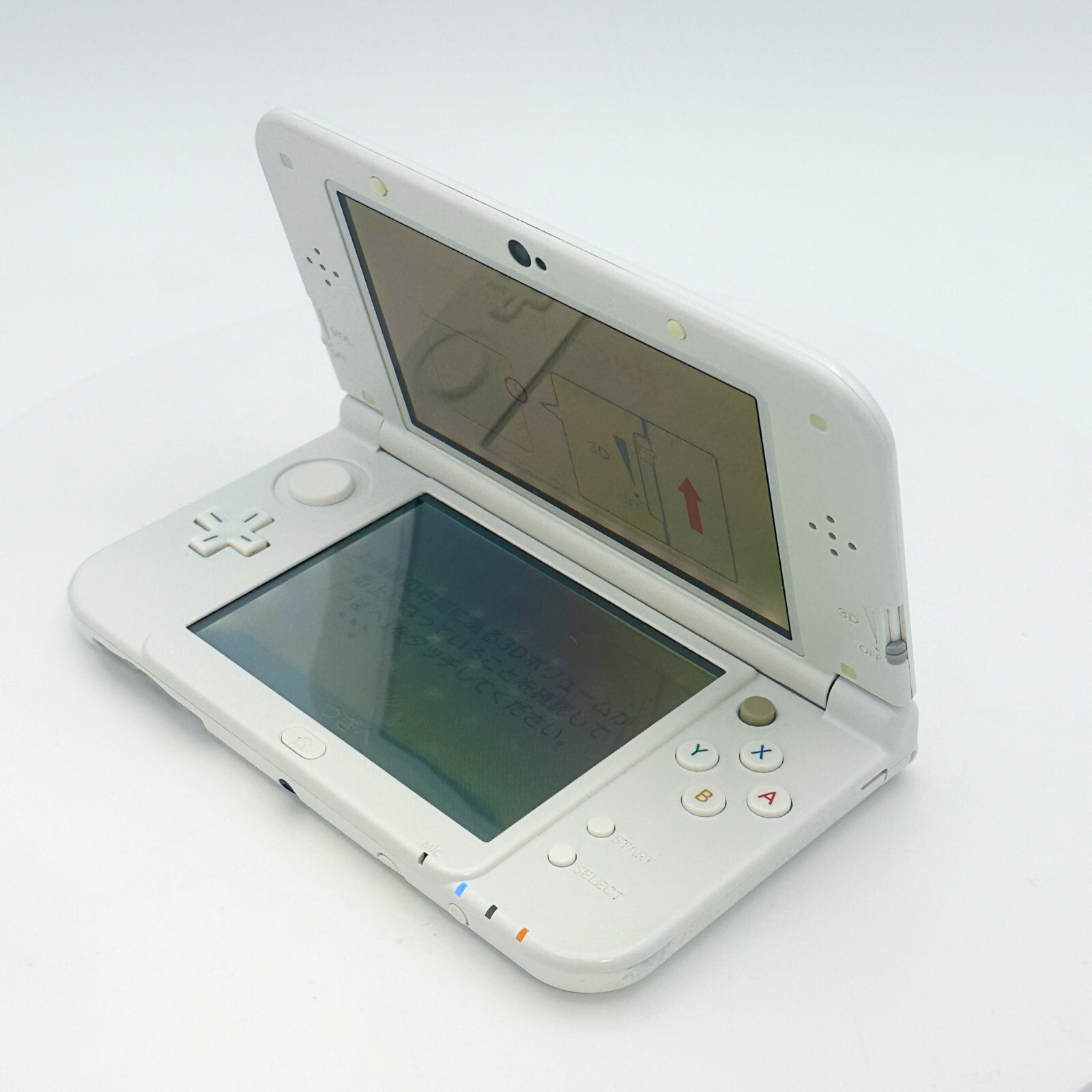 New Nintendo 3DS XL LL Pearl White Console Japanese ver Good Condition Working