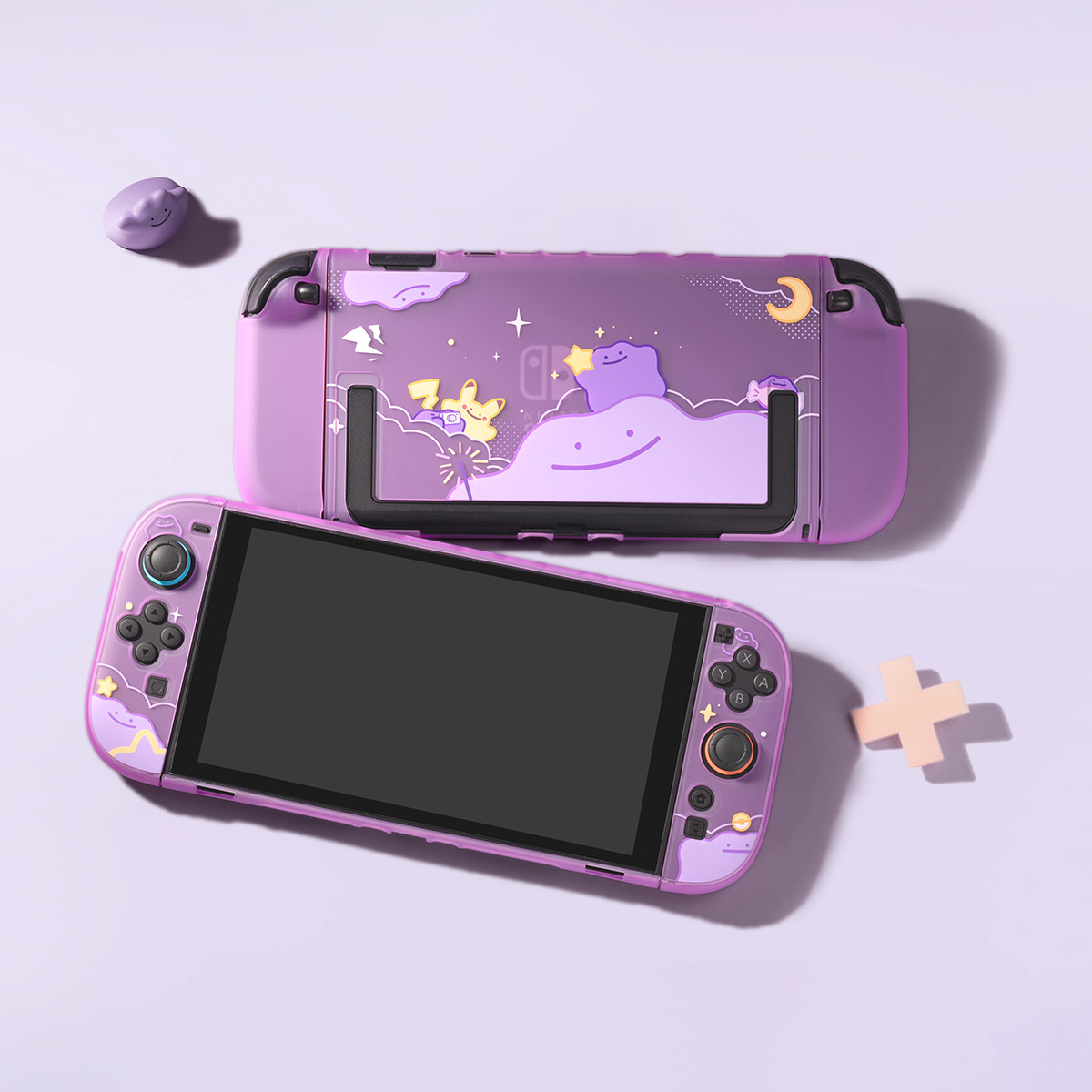 Protective Case for Nintendo Switch 2-2025 , Hard Shell Slim Cover Skin Purple
