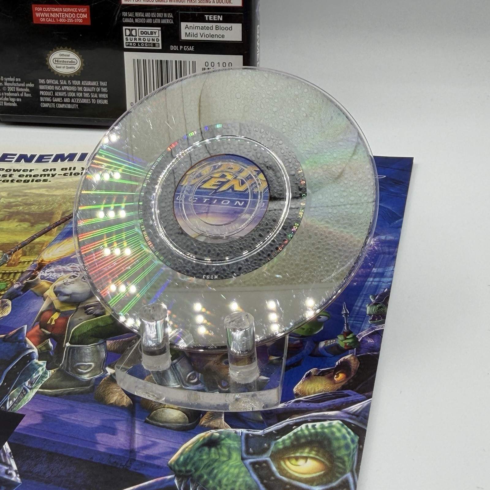 Starfox Adventures (Nintendo GameCube, 2002) Authentic Black Label ~ With Manual