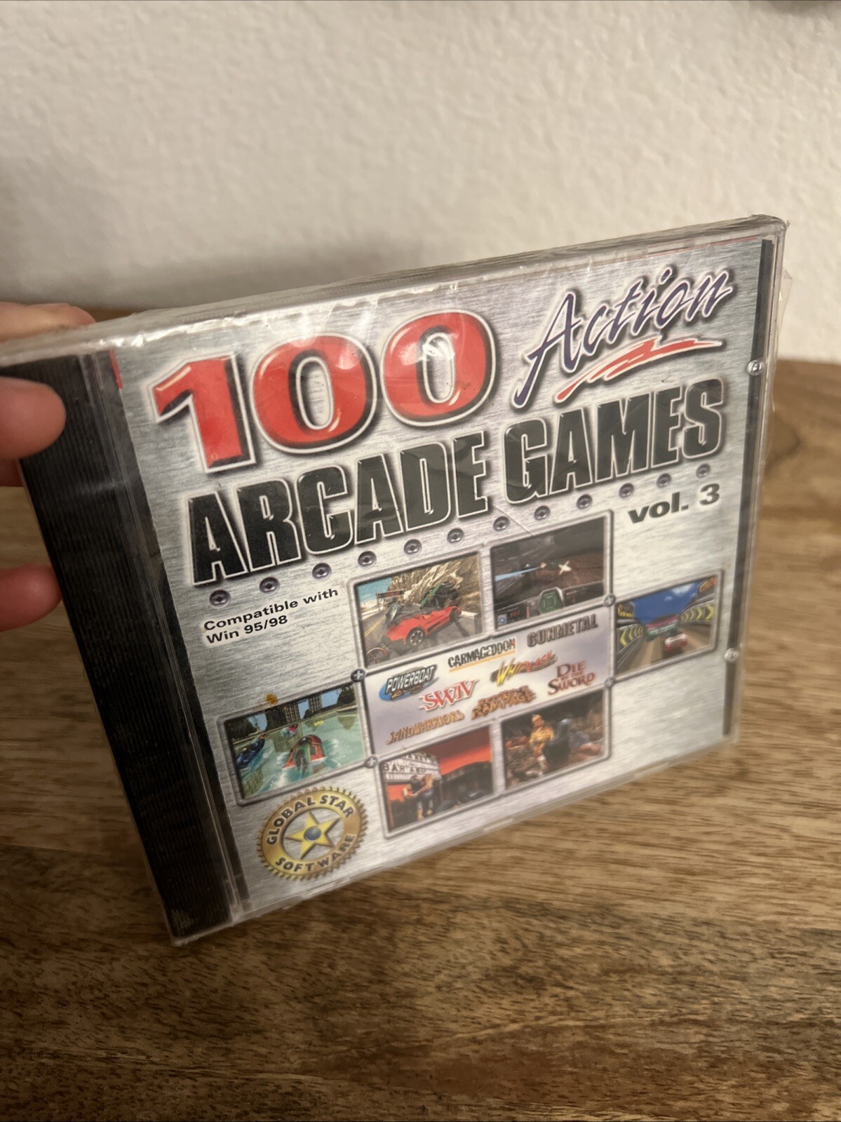100 Arcade Games Vol .3 Video Game Pc Cd-ROM T-Teen (Sealed)