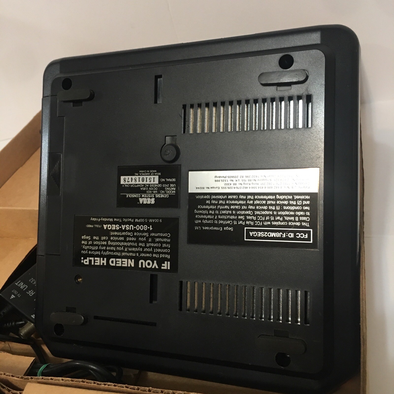 Sega Genesis Model 2 Console Complete in Box 6 Pak System CIB