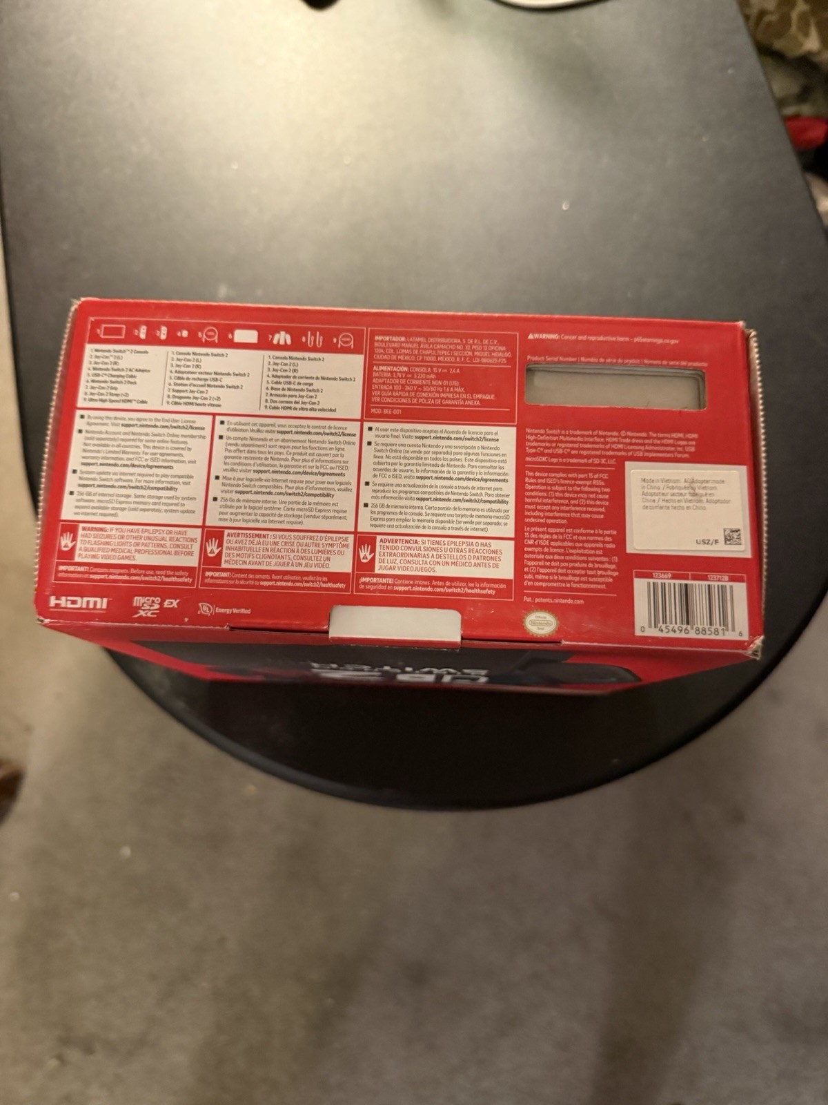 Nintendo Switch 2 Box Only