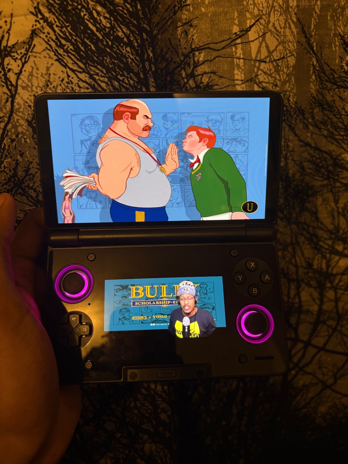Ayn Thor Pro 12gb Ram /256gb Storage Android Handheld Gaming Console Black