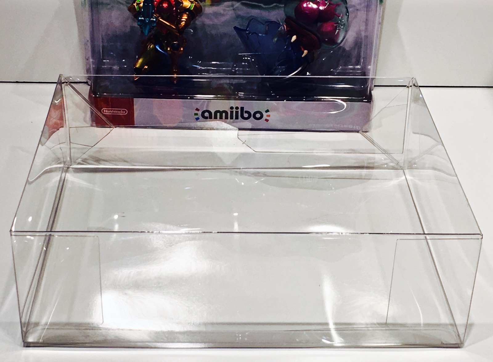 1 Box Protector For SAMUS ARAN & METROID 2 PACK! Nintendo Amiibo Switch Dread