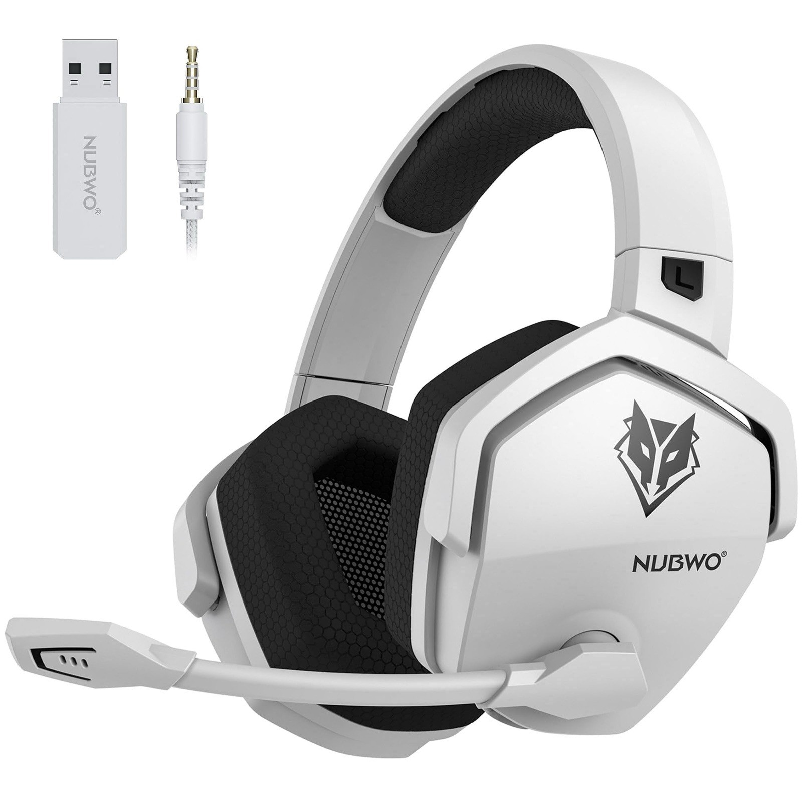 NUBWO Wireless Gaming Headset With Mic For Ps5 Ps4 PC, Zero Interference, 100-HR