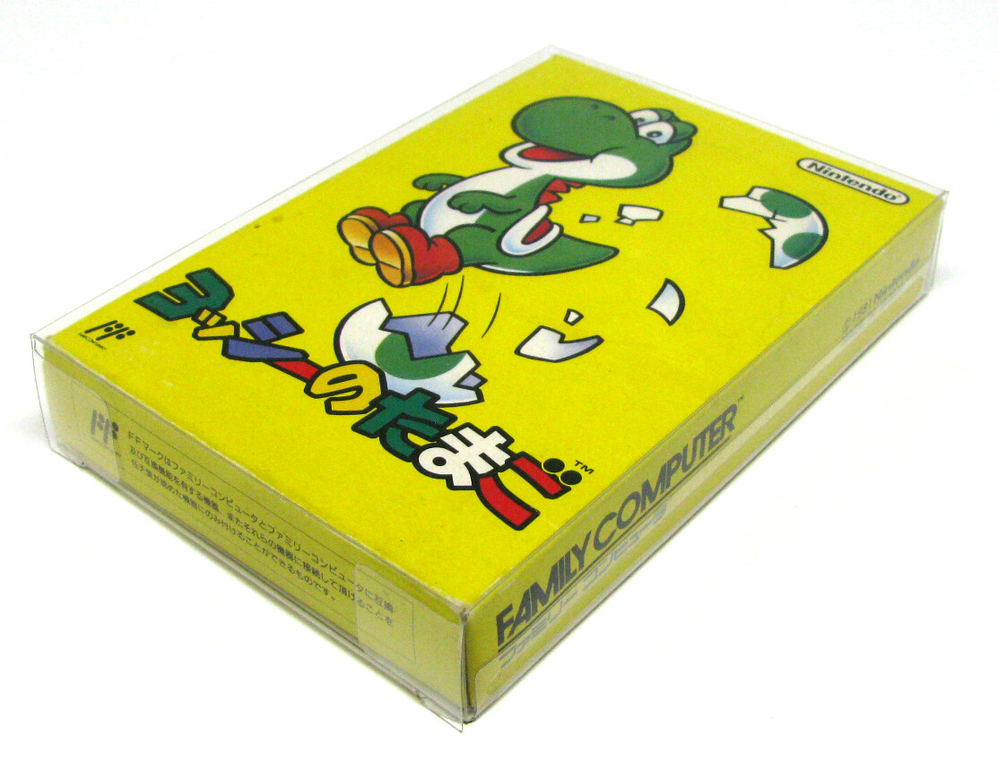 10X NINTENDO FAMICOM LARGE CIB GAME – CLEAR PLASTIC PROTECTIVE BOX – READ!