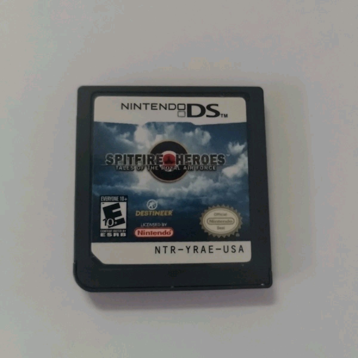 Spitfire Heroes Tales Royal Air Force Video Game Cartridge Works Nintendo DS