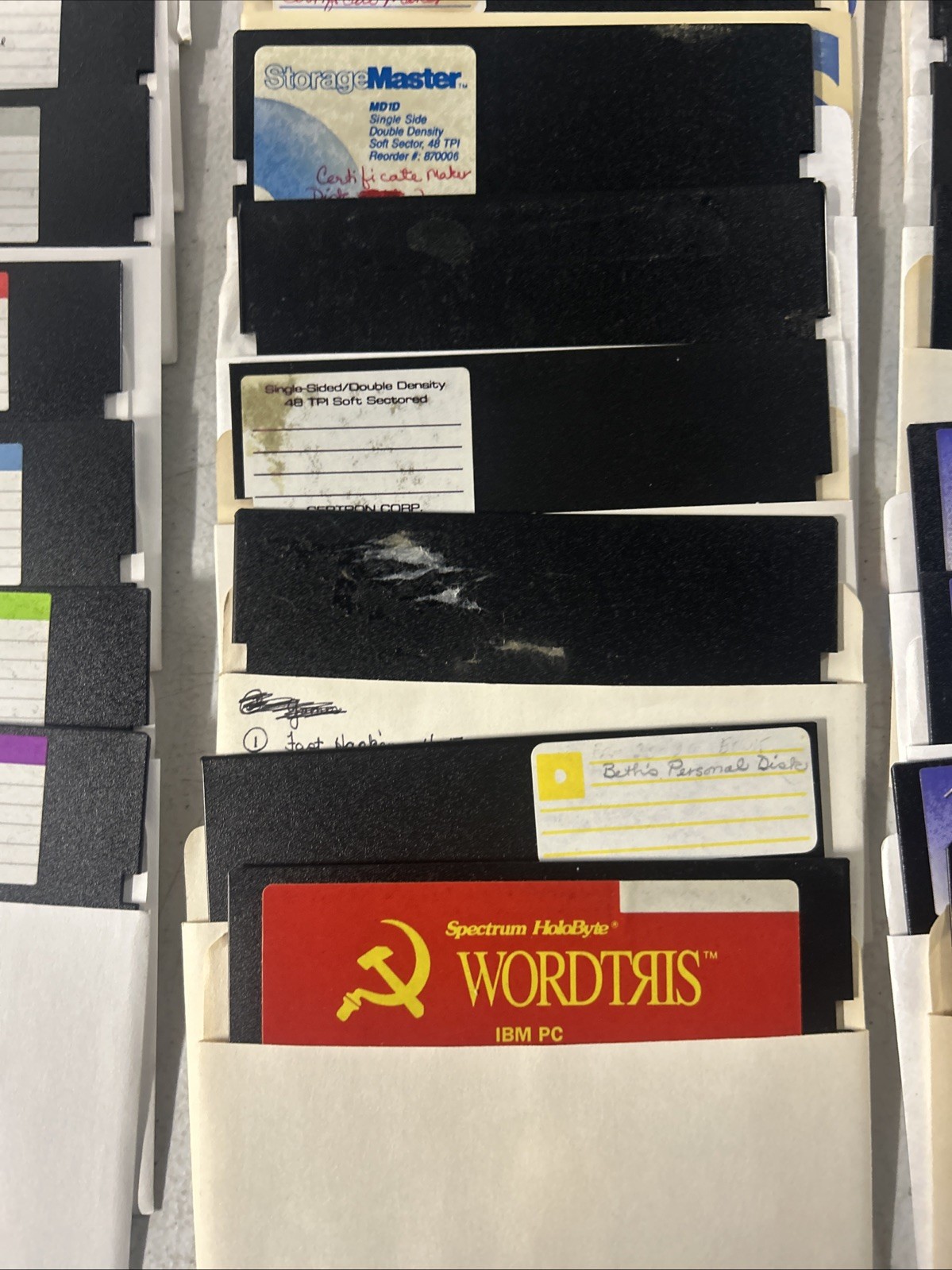 Commodore 64 Floppy Disks With Games Selling As Is for Blank Disk LOT Of 60