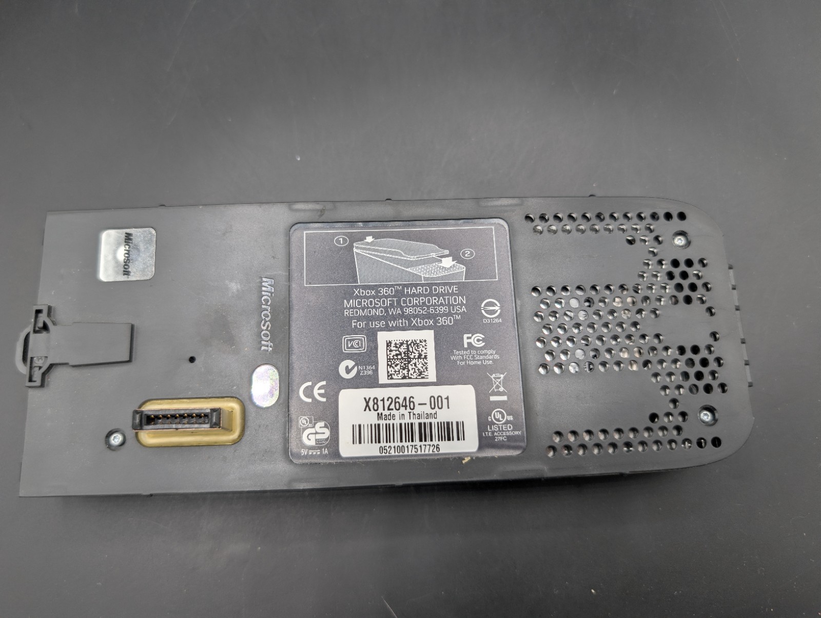 Microsoft Xbox 360 Elite 360 120GB HDD X812646-001 External Hard Drive OEM