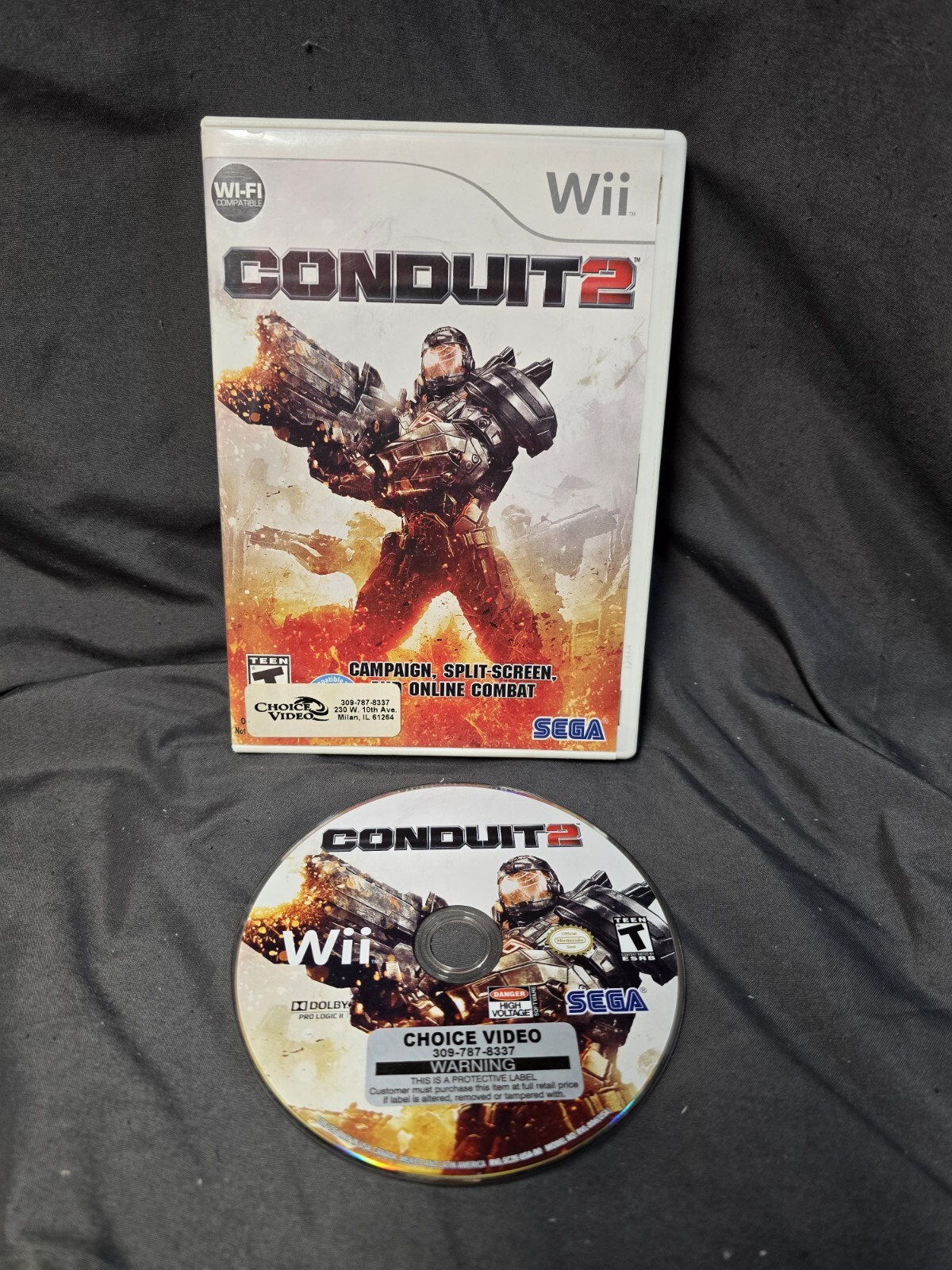 Conduit 2 (Nintendo Wii, 2011) NO MANUAL TESTED