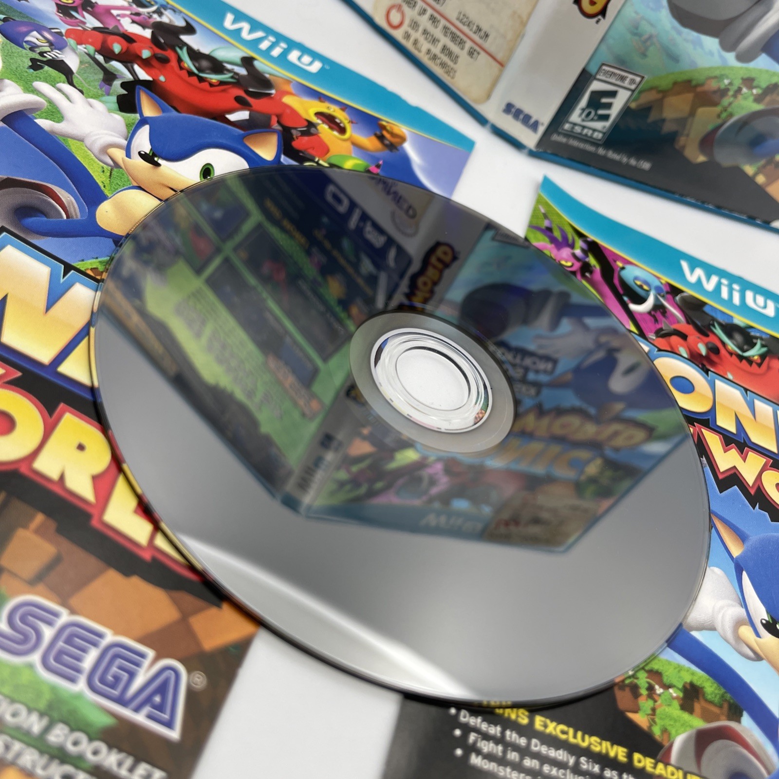 SEGA Sonic Lost World Deadly Six Bonus Edition Wii U w/ Manual COMPLETE