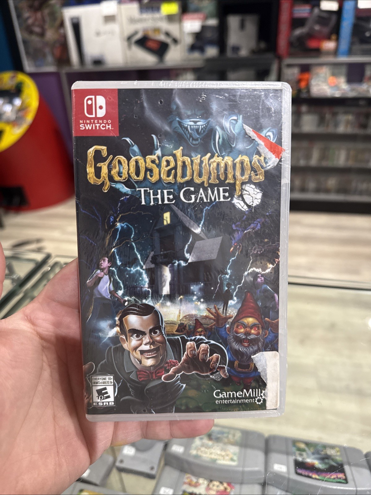 NEW! Goosebumps : The Game * Minor Rip * – Nintendo Switch – New Factory Sealed