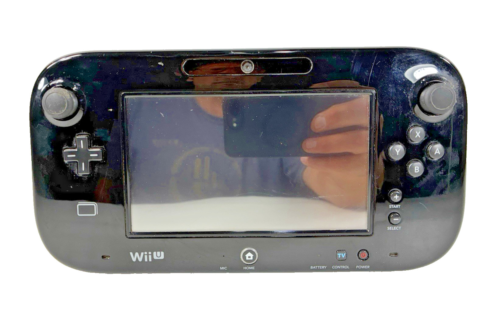 Nintendo WUP-010 Black Wii U Gamepad Only Untested Parts/Repair